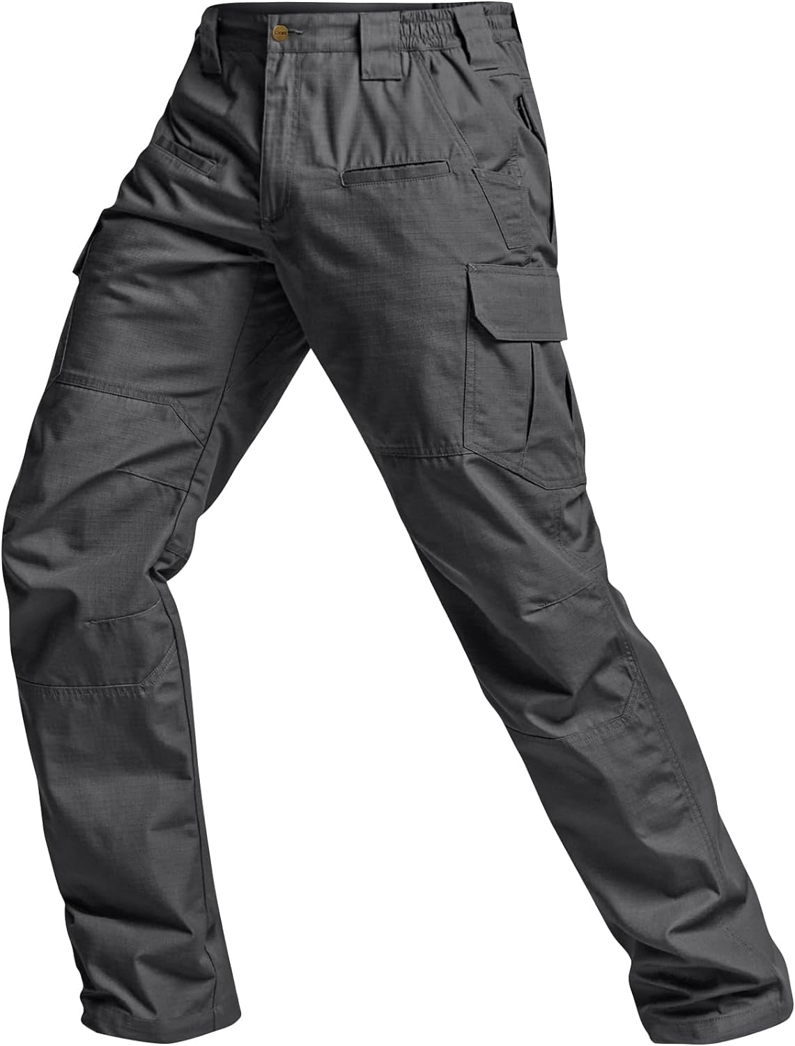 Men'S Tactical Pants, Water Resistant Ripstop Cargo Pants, Lightweight EDC Work Hiking Pants, Outdoor Apparel