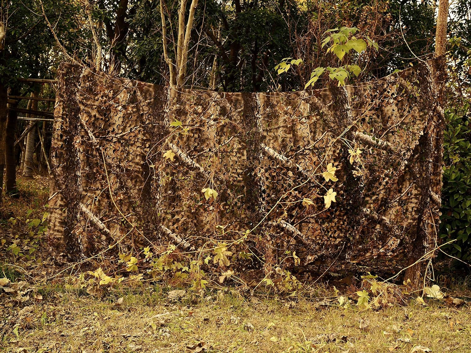 Camo Netting Hunting Blinds-Green/Brown