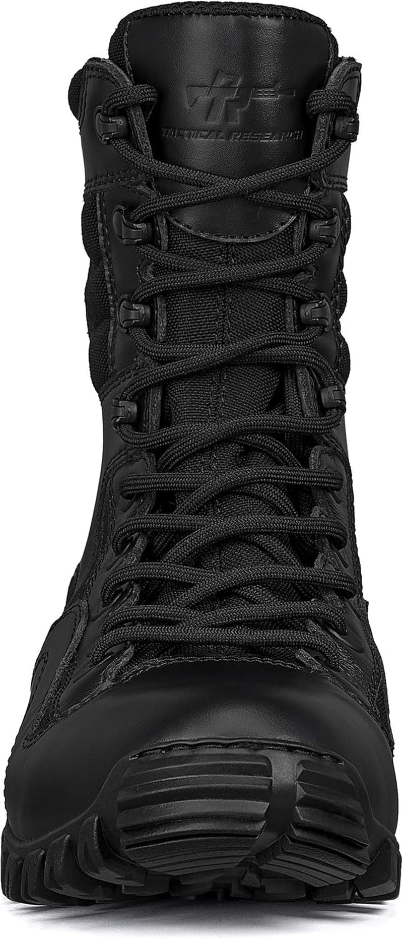 960 8” Lightweight Hot Weather Black Tactical Boots for Men - Polishable Leather Designed for Police, EMS, and Security Personnel with Vibram Ibex Outsole